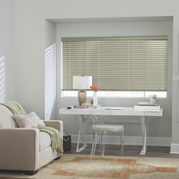 Window Blinds in Office of Colorado Home